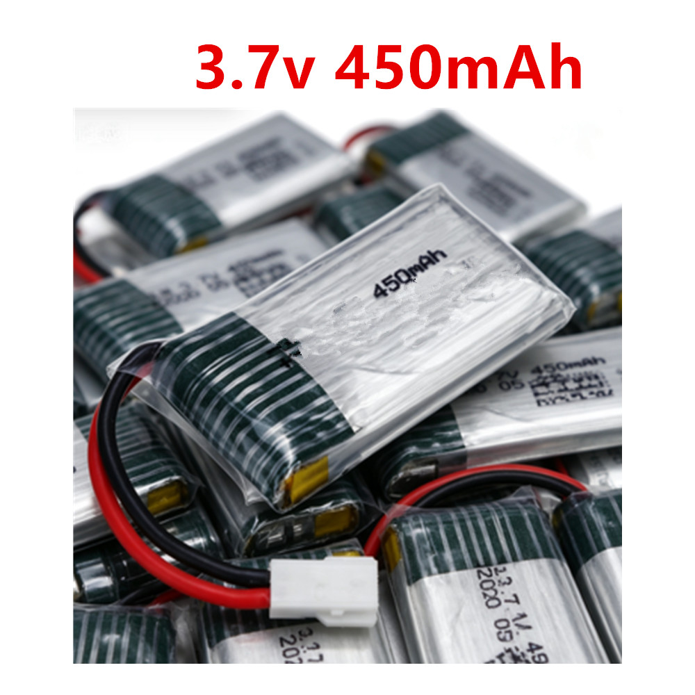 Drone Xh2 Rc - Bateria 3.7V 450mAh 1S com Carregador