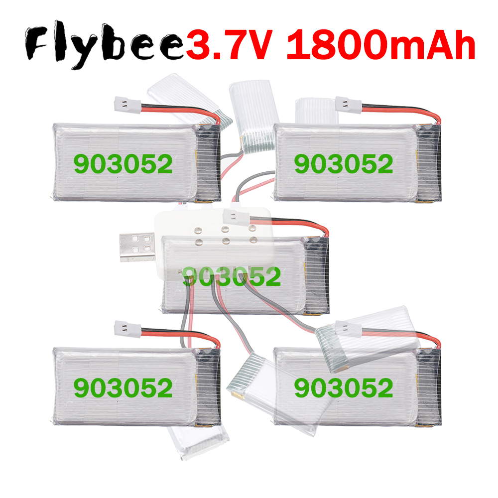 Drone Xh2 Rc - Bateria Lipo 1800mAh 3.7V 903052 atualizada
