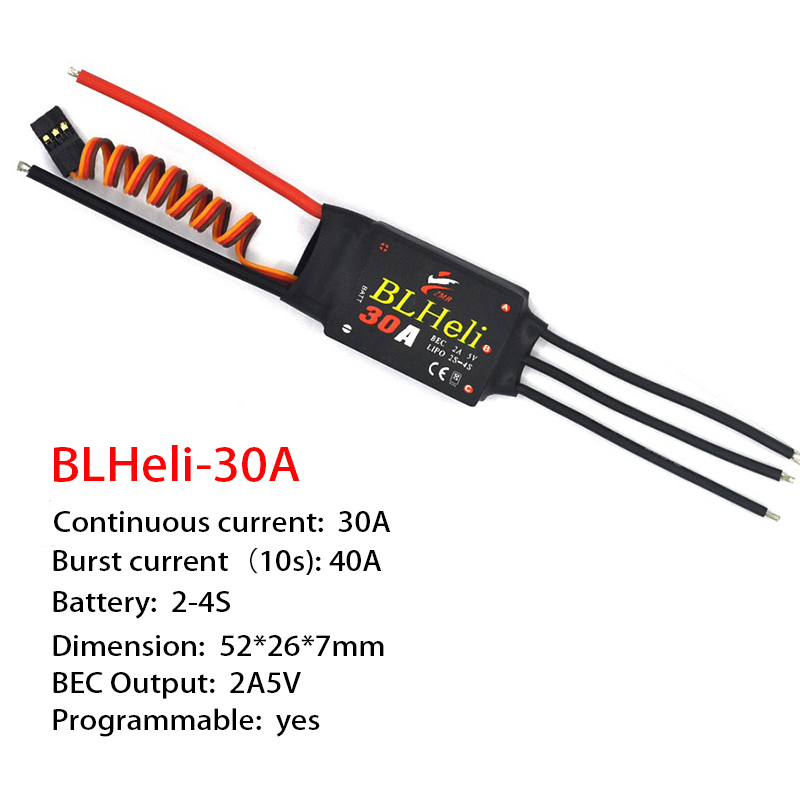1-3 pces sem escova esc blheli - Drone With Rc Controller avaliação e preço