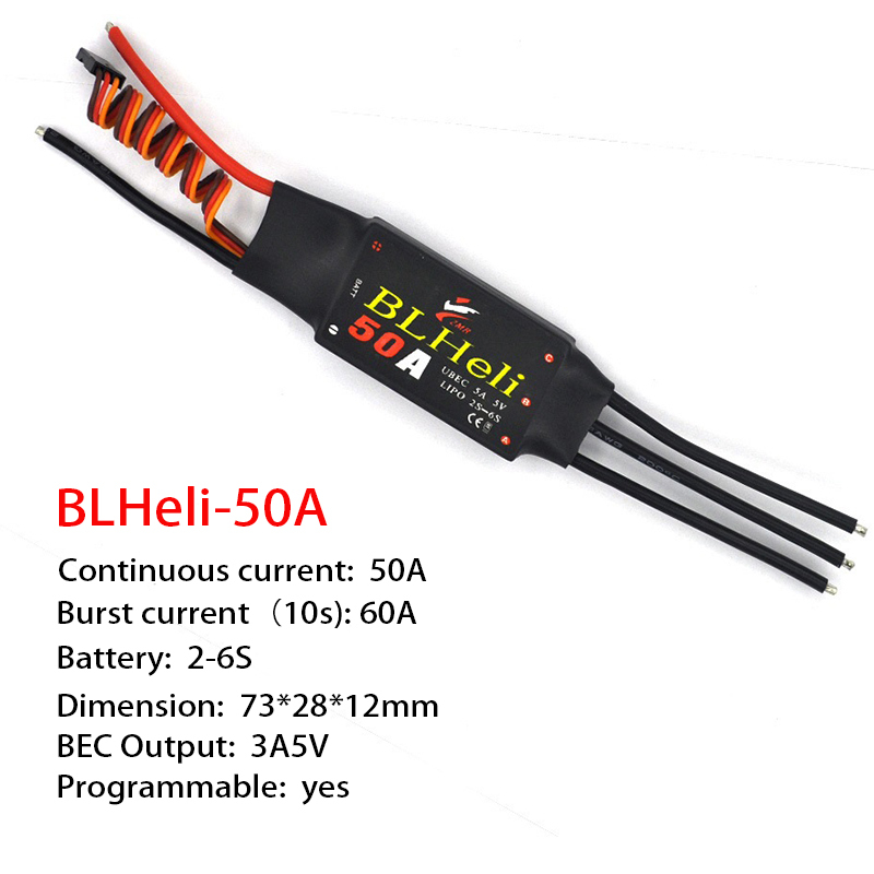 1-3 pces sem escova esc blheli - Drone With Rc Controller avaliação e preço