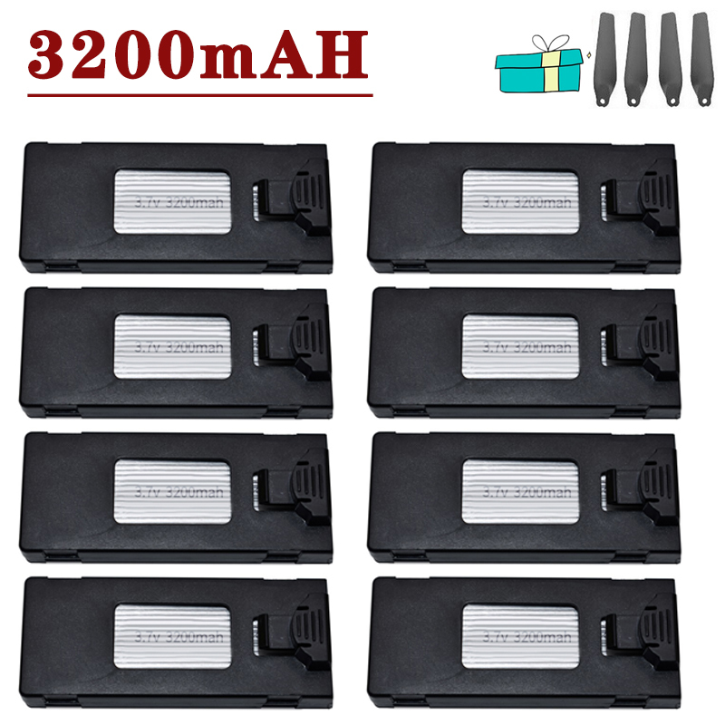 3.7v 3200mah lipo bateria dron - Eachine Drone E58 avaliação e preço