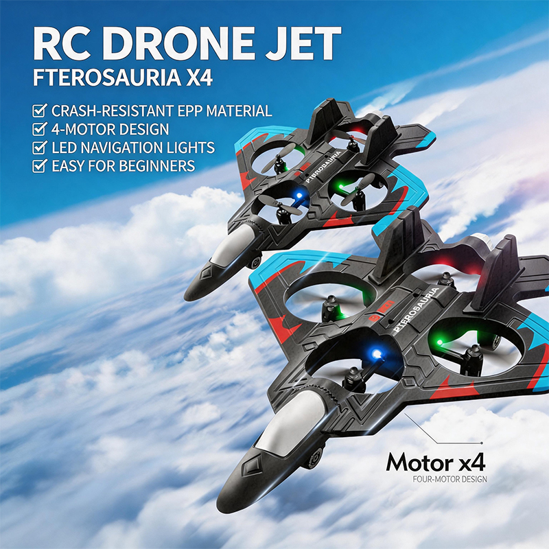 4DRC V32 Quadricóptero de Jato - Drone Rc Fighter Jet avaliação e preço