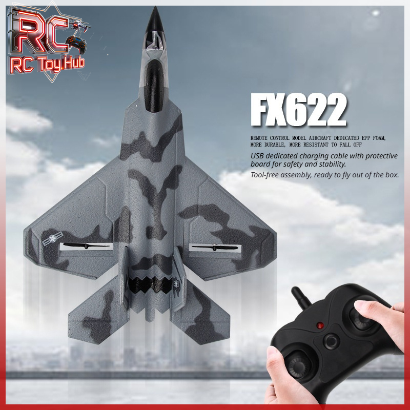 Avião de Controle Remoto Fx622 - Drone Rc Fighter Jet avaliação e preço