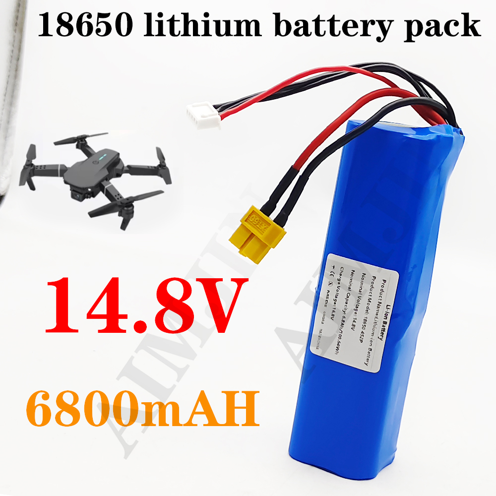 Bateria Li-ion 14.8V 6800mAh 4 - Drone Xh2 Rc avaliação e preço