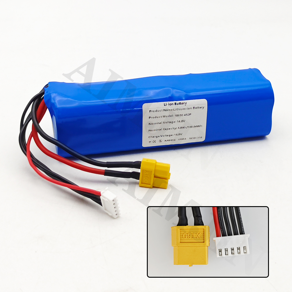 Bateria Li-ion 14.8V 6800mAh 4 - Drone Xh2 Rc avaliação e preço