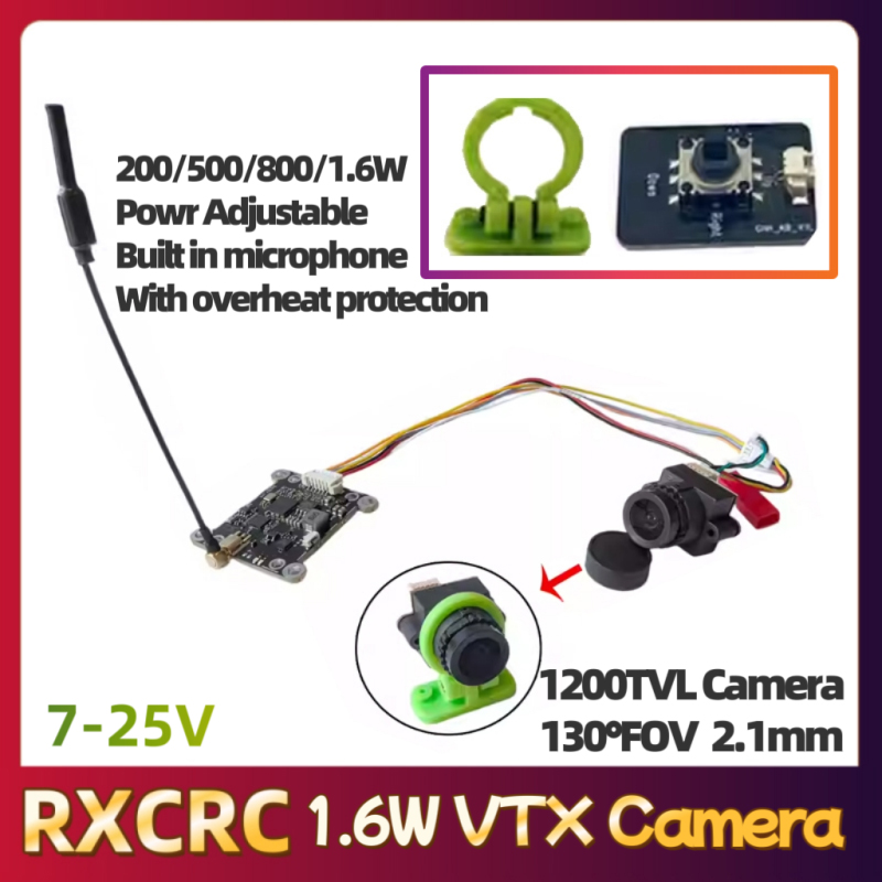 Módulo RXCRC 5.8G 48CH 1.6W VT - Drone With Rc Controller avaliação e preço