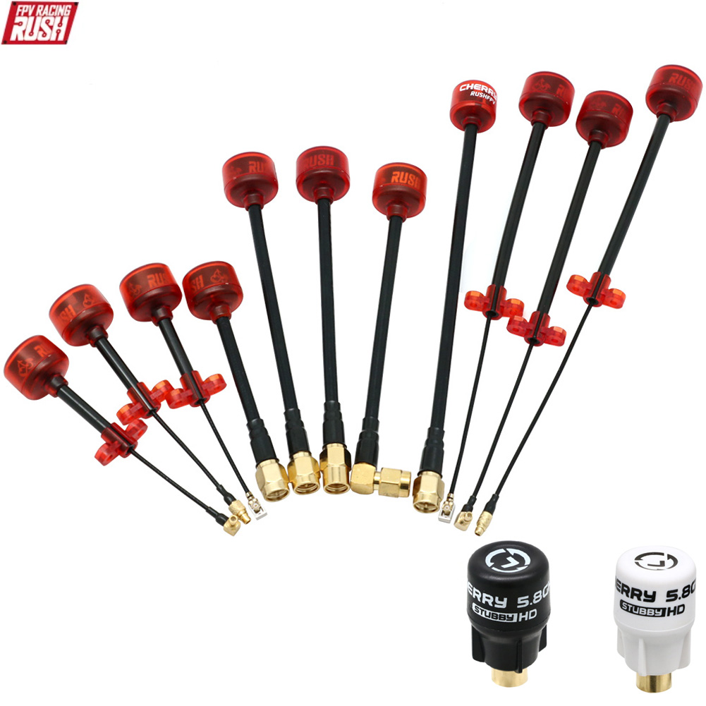 Rush cereja fpv 5.8g antena lh - Drone With Rc Controller avaliação e preço