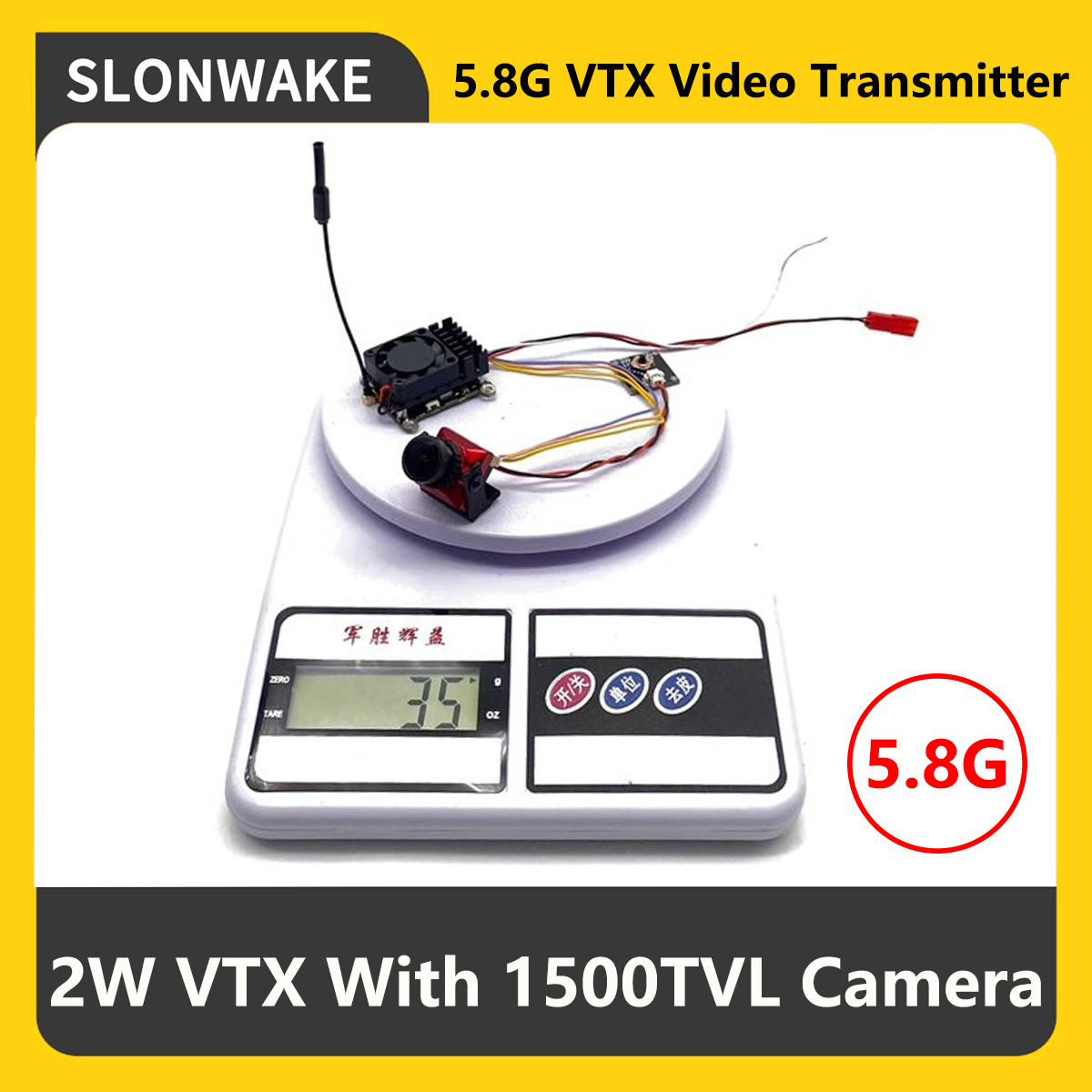 Transmissor FPV VTX SLONWAKE 5 - - Remote Control (Rc) Drone avaliação e preço