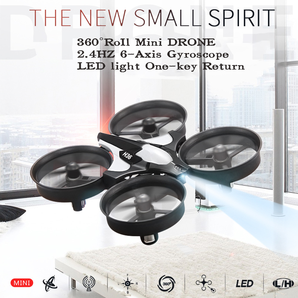 Drone Mini JJRC H36 2.4G com M - Drone Rc Jet avaliação e preço