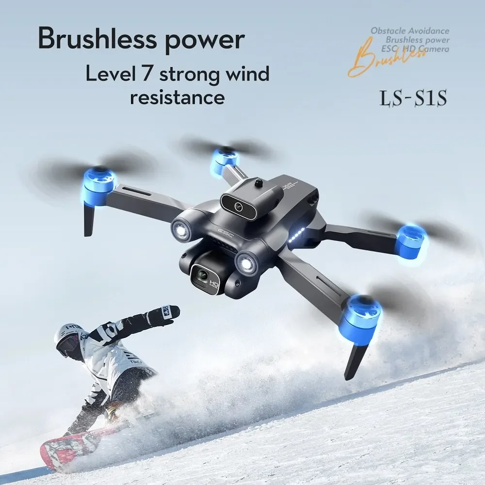 Drone S1S Brushless 4K Profiss - Drone S1S Rc Quadcopter avaliação e preço