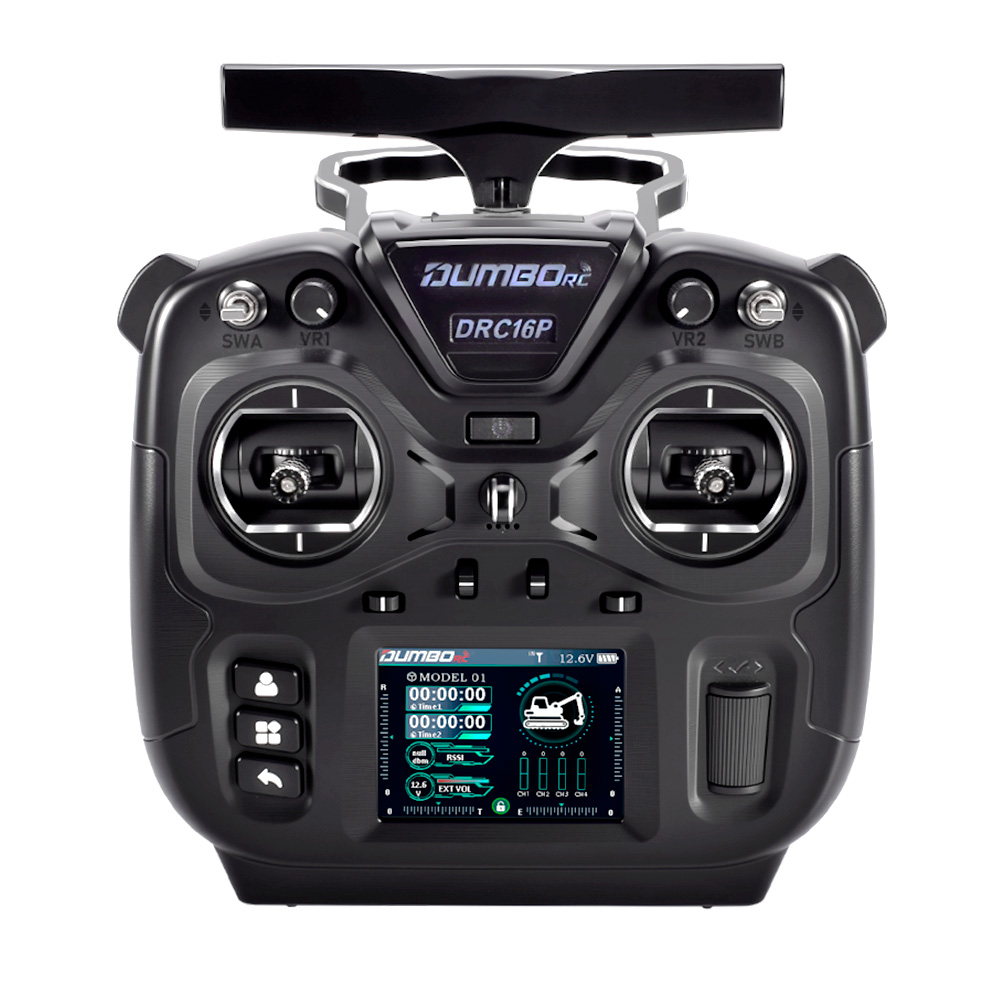 Transmissor RC DUMBORC DRC16P  - Drone Rc Jet avaliação e preço