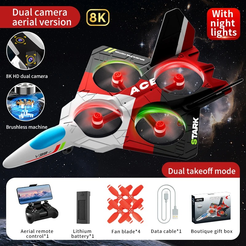 Avião de Controle Remoto com C - Drone Rc Fighter Jet avaliação e preço